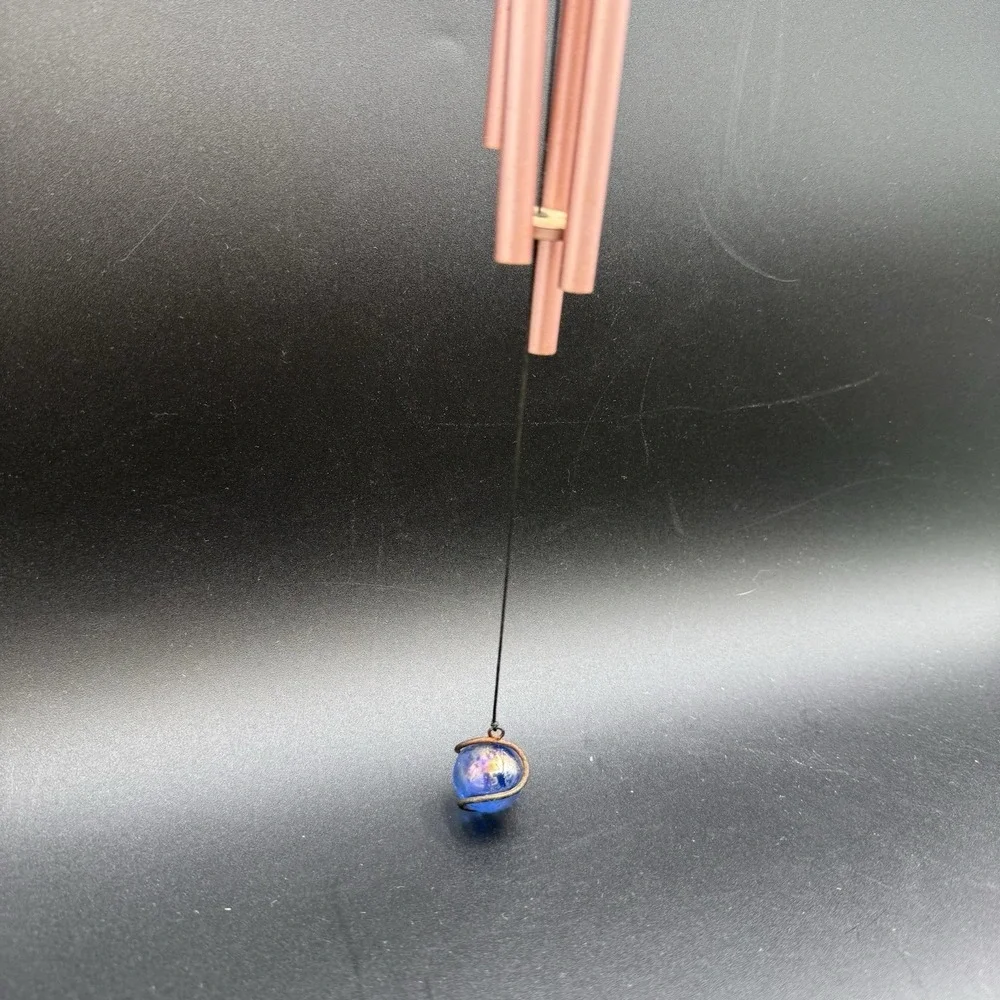 Copper Wire Dragonfly Flower Pot Wind Chime 18